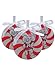 NCAA Alabama Crimson Tide Peppermint Christmas Ornaments