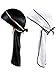 Gejoy Silky Durag Long Tail Headwraps Wide Straps Pirate Cap Smooth Hat (Color Set 1)