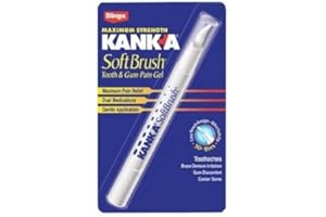 KANKA Kank-A Soft Brush Tooth & Gum Pain Gel - 0.07 oz, Pack of 4