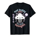 Not Today Satan Kawaii - Pastel Goth Vaporwave Cupcake Shirt