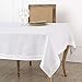 Solino Home Linen Tablecloth – 100% Pure Linen Fall, Thanksgiving, Christmas, Winter, Holiday White Tablecloth 108