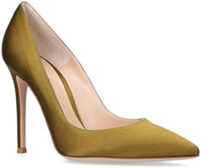 Jushee Sexy Heels for Women High Heels Pointed Toe Stiletto Sude Pumps Dress Party Court Shoes