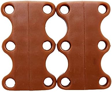 Aircity Super Magnetic Shoe Closures - Size #1 Ages 10 to Adult &amp; Sports - Never Tie Laces Again! (Brown)