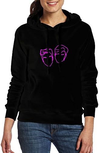 Maxwell Green dt Adult Women/Teenager Girls Black Twins Hoodie M
