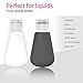 Portable Travel Bottles Set, Leak Proof Travel Accessories,TSA Carry-On Approved Refillable and Squeezable Silicon Travel Size toiletries Containers,Easy-to-Fill Travel Lotion Bottles.