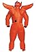 Disguise Men's Red Baymax Inflatable Adult Costume, Red, One Size