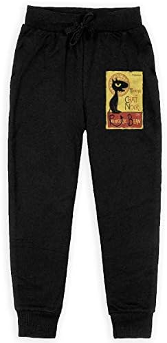 Kim Mittelstaedt Tournee Demon Boys' Big Active Basic Casual Pants Sweatpants for Boys Black