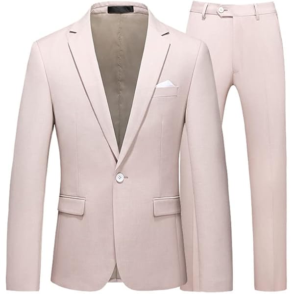スーツ beautiful people jacket&pants mens PAZRSASX Men's Tan Suit Jacket and Pants Set, Single-Breasted, 2