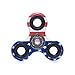 cyber monday Deal ! Premium Fidget Spinner Kit - LED Light + Colorful + Glowing Hand + USA Flag + Stainless Steel + Gold! Top Quality 6-Pack EDC Fidget Toy Set & Carry Bag For Kids & Adults