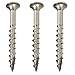 #8 Deck Screws, Select Length in Listing, 18-8 Stainless Steel, Square Drive, Type 17 Wood Cutting Point, Quantity 100 (#8 x 1