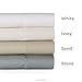 Linenspa 600 Thread Count Ultra Soft, Deep Pocket Cotton Blend Sheet Set - 3 pcs, Queen - Stone