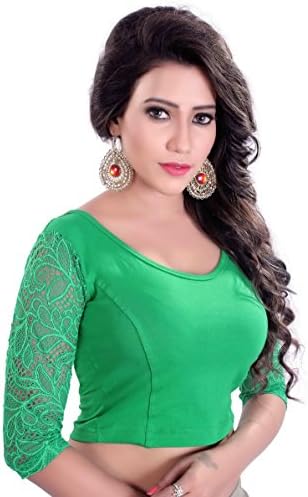 Vibes Designer Full Stitched Stretchable free size Saree Blouse (With Full Sleeves)