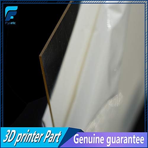 3D Printer - 220mm220mm/10''10''1mm PSU Polysulfone 3D Printer Bed PSU Cold Polysulfone Sheet Surface VS PEI with 3M 468MP Adhesive Tape