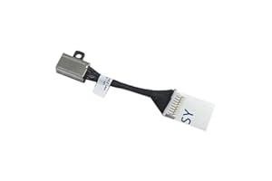 GinTai DC-in Port Power Jack Cable Harness Charging Port Connector Socket Plug for DELL Latitude 3410 (I5-10210U) P129G001 P1