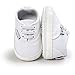 RVROVIC Baby Boys Girls Shoes Canvas Toddler Sneakers Anti-Slip Infant First Walkers 12Color (13cm (12-18months), White)