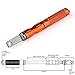 SPHTOEO EDC Alloy Fire starter Waterproof Magnesium flint stone CNC gear pocket outdoor(Orange)