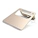 Satechi Lightweight Aluminum Portable Laptop Stand - Compatible with MacBook, MacBook Pro, Microsoft Surface Pro and more (Gold)