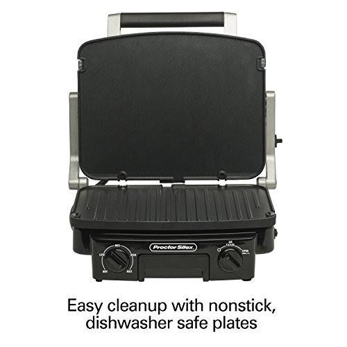 Proctor Silex 5in1 Electric Indoor Grill, Griddle & Panini Press