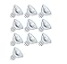 10pack MR16-12V-35W Halogen Bulb FMW GU5.3 Professional Quartz dichroic Reflector UV Stop Tempered Glass Cover dimmable for Indoor Outdoor spot Lights