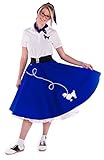 Hip Hop 50s Shop Adult 7 Piece Poodle Skirt Costume Set
