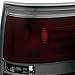 AKKON - For [Red Smoked] 2009-2014 Ford F-150 F150 Styleside Pickup Truck Rear Tail Lights Brake Lamps