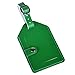 Cruise Luggage Tags,Set of 2 Genuine Leather Bag Tags,Bag Labels Travel Tags/Green