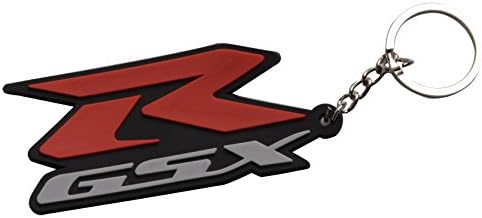 CHENBO Keychain Soft Rubber Motorcycle Logo Key Ring for SUZUKI GSX-R GSXR 600 750 1000 1300