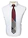 JEMYGINS Maroon Plaid Silk Ties for Men Classic Formal Necktie (6)