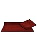 Chakir Turkish Linens Dobby Border Luxury Hotel & Spa Towel Turkish Cotton Greek Key (Large Bath Mat-Set of 2, Cranberry)