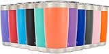 Simple Modern 20oz Cruiser Tumbler - Vacuum Insulated Double Wall for Starbucks Drinks - 20 oz 18/8 Stainless Steel Red Travel Mug - Grapefruit