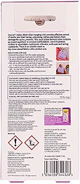 Zero In Clothes Moth Killer Hanging Unit Twinpack Purple Fragrance Free view 2