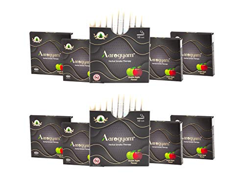 Price History of Aarogyam Herbals Flavoured Cigarette 100% Tobacco and  Nicotine Free Smoke For Relieve Stress & Mood Enhance Product