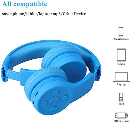 YUSONIC Kids Wireless Headphones, kid Headphone bluetooth, foldable with Built-in Mic - Image 4