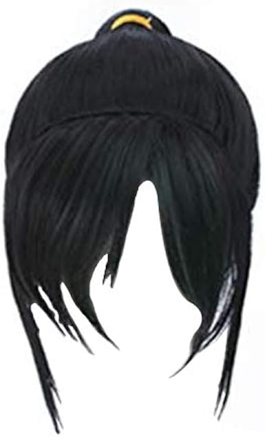Amazon Com Hlzg Short Black Ponytail Wig For Vanellope Von