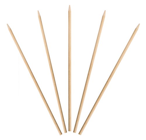 KingSeal Natural Birch Wood Corn Dog Skewers, Sticks, 8.75 Inches, 4.5mm Diam - 1000 Count