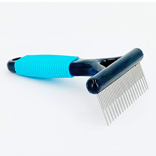 DSKRUI Undercoat Rake for Dogs, Designed for Breeds with Medium to Long