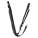BQLZR Black Soft PU Leather Accordion Shoulder Harness Strap with Adjustable Buckles Pack of 2