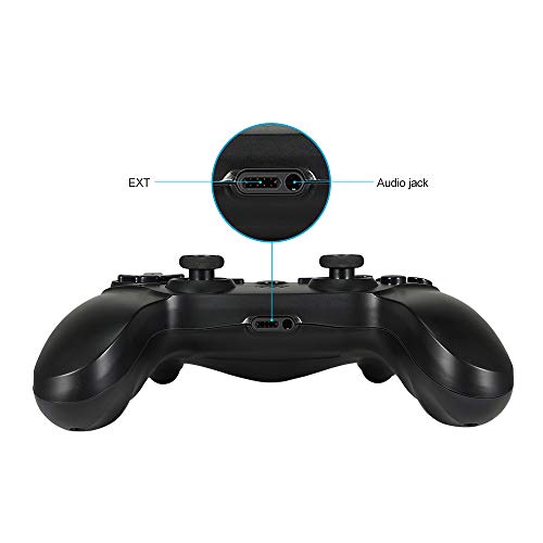 Maliralt PS4 Wireless Controller, LP18 DualShock 4 Bluetooth Wireless Controller for Playstation 4, Rechargeable PS4 Gamepad with Touch Pad, Light Bar and 3.5m Audio Jack - Black (Third Party Made) - Thumbnail 6