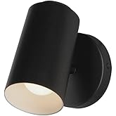 Maxim Spot Light - 9W 1 LED Cylinder Outdoor Wall Mount-6.5 Inches Tall and 3.75 Inches Wide-Black Finish