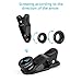 KOLPCTT Fisheye Lens - Universal 3-in-1 Mobile Phone Camera Clip Lens, Macro + 180 Degree Supreme FishEye + 0.67X Wide Angle + 0.4X Wide Lens,Black