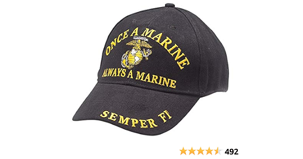 A Marine Semper Fi 帽子黑色 
