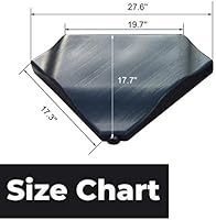 Abba Patio 4pcs Offset Umbrella Base Plastic Cantilever Base Weights Plate Set Dry Or Wet Sand Filled Umbrella Base For Cantilever Offset Patio Umbrella 260lb Black Amazon Sg Lawn Garden