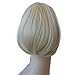 PRETTYSHOP BUN Up Do Hair Piece Hair Ribbon Ponytail Extensions Draw String Scrunchy Scrunchie Wavy Messy Platinumblond # 613A H413