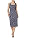Alex Evenings Women's Tea Length Dress and Jacket (Petite and Regular Sizes), Blue Smoke, 12P