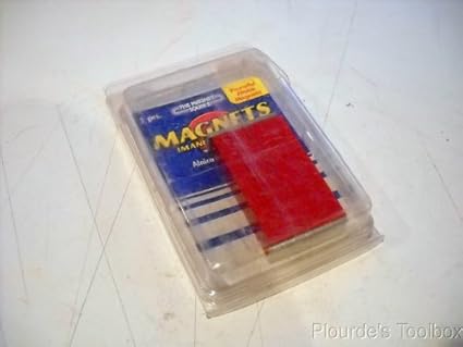 New (2 Pack) Grainger Master Magnetics 5 Bar Alnico Magnets, 0.3 lb Pull