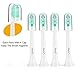 Replacement Toothbrush Heads Electric Toothbrush Brush Heads w/ Cap by ITERY for Philips Sonicare Proresults Diamondclean Flexcare Healthy White Plaque Control Gum Health Sonicare 3 series - 4 Pack