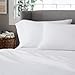 Amazon Brand – Pinzon 300-Thread-Count Percale Sheet Set - Twin, White