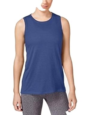 Calvin Klein Performance Epic Knit Muscle Tank Top Blue Medium