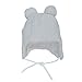 JAN & JUL Baby Toddler Winter Earflap Beanie Hat (M: 6-24 Months, Cream Bear)