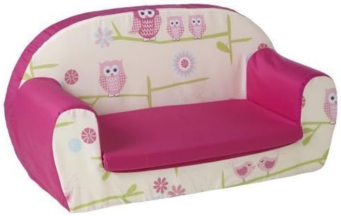 Shopisfy Children's Furniture Round Foam Mini Sofa Chair Seat - Owls